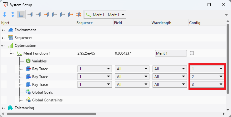 sse_raytraceconf system setup editor raytrace configurations